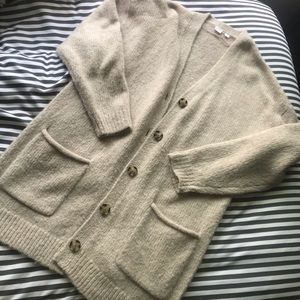 *sold* Oversized Wool Cardigan